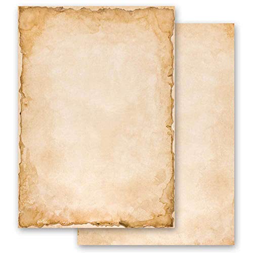 Papel de carta Antiguo & Historia VINTAGE - 20 Hojas formato DIN A4 - Paper-Media