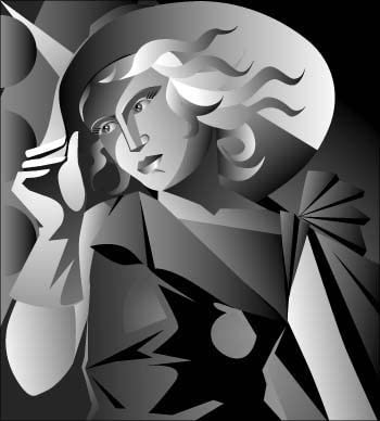 Lienzo calidad museo, poster o lamina para enmarcar, 23, Tamara de Lempicka - 60 x 40 cm (A2), LIENZO CANVAS MUSEUM 400 GRS