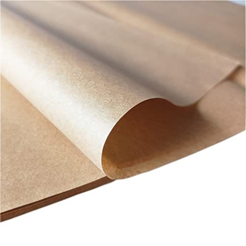 100 hojas Papel de seda color kraft 62x28cm - Papel cebolla de 24gr/m2 - Papel Manila para patrones de costura y para envolver - Manualidades farolillos de papel