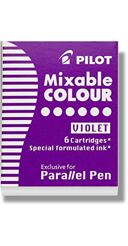 Pilot Set of 6 Cartridges for Parallel Pen 6pieza(s) - Recambio de bolígrafo (Violeta)