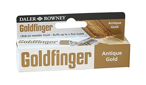 Paquete de papel ingres Daler Rowney (Goldfinger color tubo), color dorado envejecido