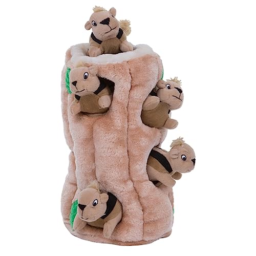 Outward Hound Hide A Squirrel - Juguete con ardillas de peluche - Para perros - XL