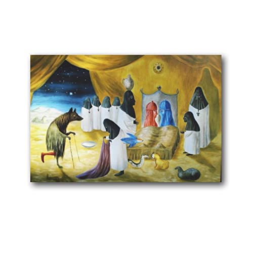 Póster de The Lovers de Leonora Carrington para pared, arte de pared, impresiones en lienzo, obras de arte de 40 x 60 cm