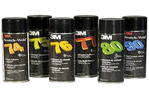 3M Spray Adhesivo 90 Alta resistencia, 500 ml, 1 lata, 1 unidad