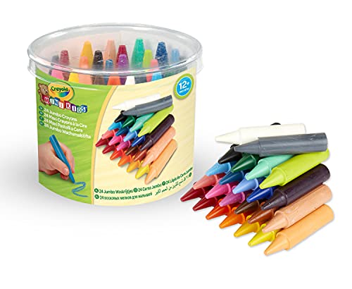 Herso Mini Kids- Ceras Crayola Jumbo crayons Bote DE 24