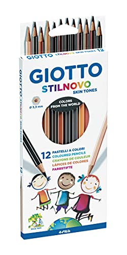 Lapices de colores giotto stilnovo skin tones caja de 12 colores
