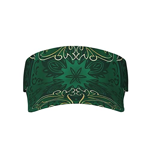 Sombrero deportivo unisex ajustable con diseño de mandala, diseño de círculo, estilo floral, estilo antiguo, para golf, correr, tenis, Como se muestra en la imagen