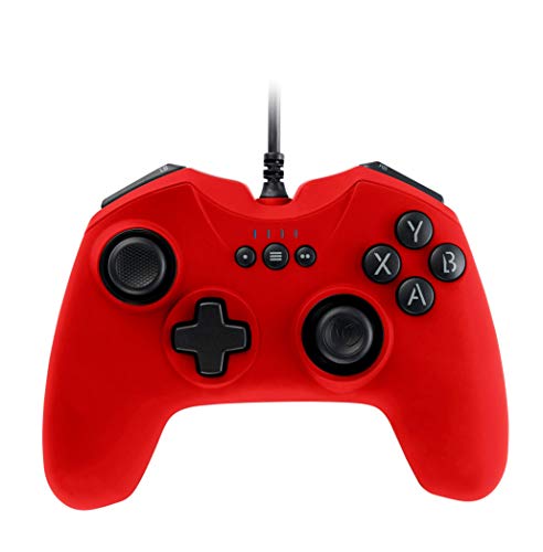 Nacon - Controlador Gaming, Color Rojo (Windows XP, Vista, 7, 8, 10)