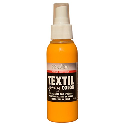 PICCOLINO Spray textil – 100 ml amarillo – Pintura textil para pulverización