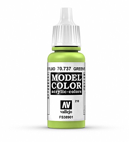 Vallejo Model Color Pintura Acrílica, Verde (Fluorescent Green), 17 ml