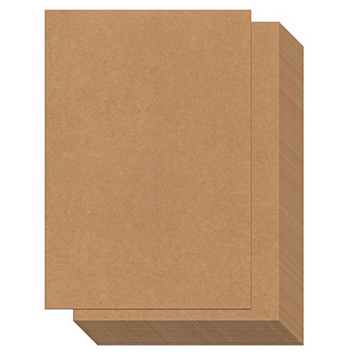 Cartón contracolado KRAFT (1,2 mm) para encuadernar - pack de (100)