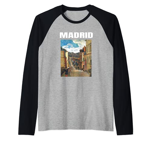 Paul Gauguin Madrid Vintage Retro Arte Clasico Camiseta Manga Raglan