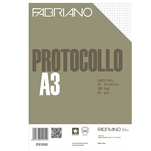 Folio A4 5 mm 200 FG 60 gr Fabriano [02810560]