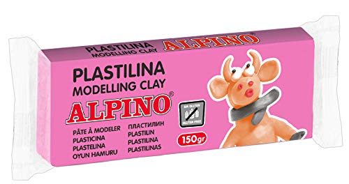Alpino DP00007601 - Pastilla plastilina - Color Rosa