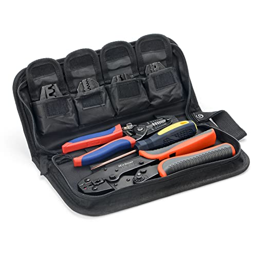 IWISS IWS-30J Kit d'outils à sertir Bornes pour différents types avec 5 ensembles avec découpe Avec coupe-fil et coupe-câble 10-35mm²