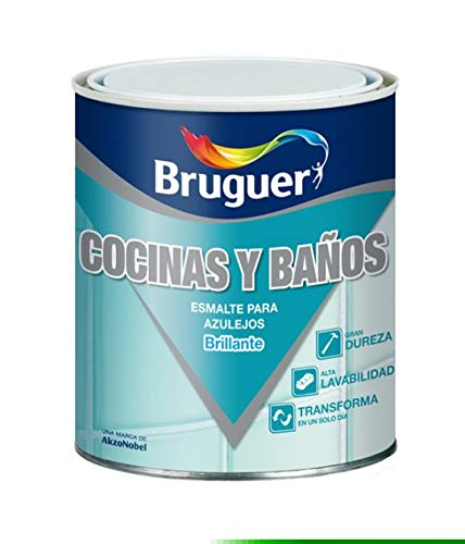 Bruguer Esmalte para Azulejos Brillante Gris Pizarra 750 ml