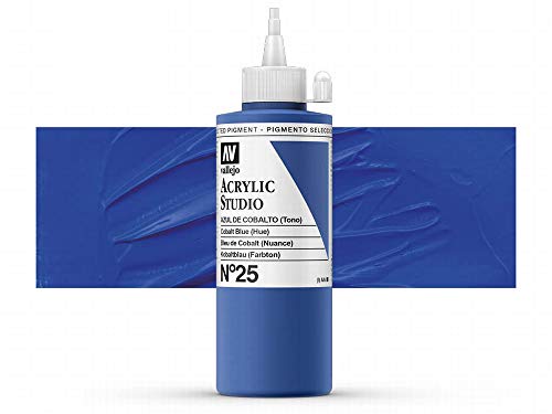 Vallejo Acrylic Studio 22025 Cobalt Blue (Hue) (200ml)