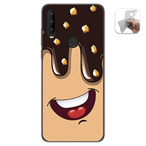 Tumundosmartphone Funda Gel TPU para Alcatel 3X 2020 diseño Helado Chocolate Dibujos