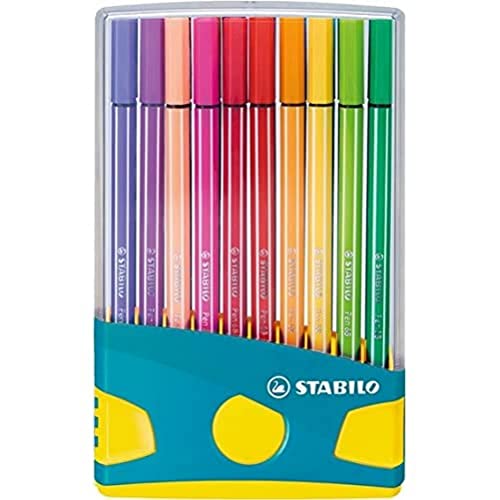 Rotulador STABILO Pen 68 - Estuche premium Colorparade con 20 colores