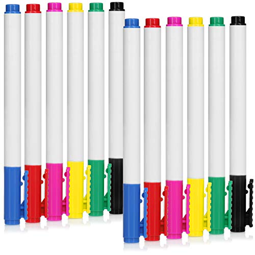 com-four® 12x Marcador de vajilla - bolígrafo de porcelana para pintar tazas y cerámica - marcadores de vidrio y porcelana en 6 colores