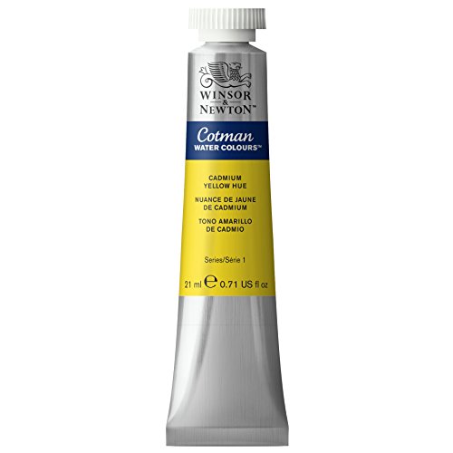 Winsor & Newton Cotman - Tubo Acuarela, 21 Ml, Tono Amarillo De Cadmio