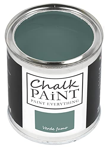 Chalk Paint Everything® – Pintura tiza Verde Fumo vuelva a dar color fácilmente todo tipo de material sin lijar (750 ml)