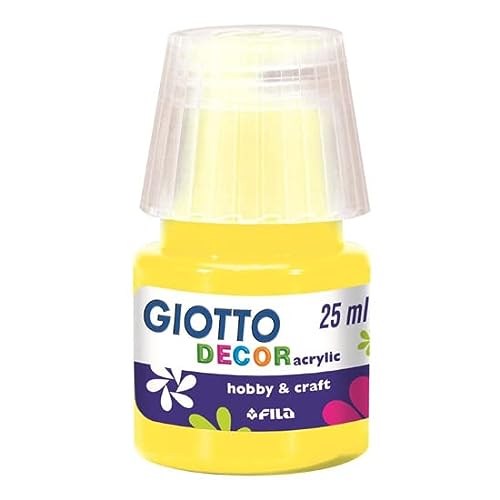 Giotto 6un Guache Liquido Decor Acrilico 25ml Amarelo/Esco (8000825552304)