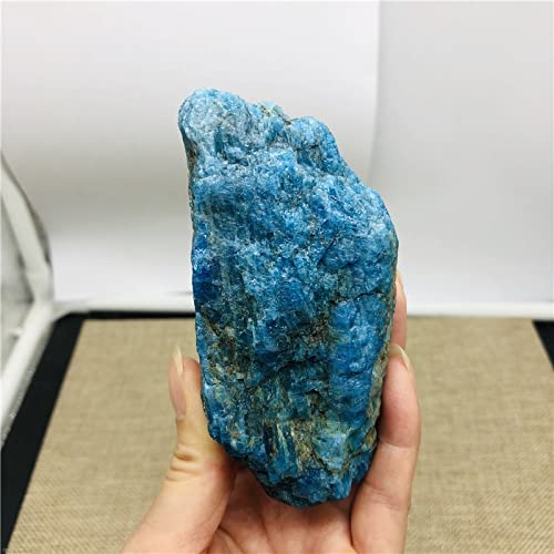 lvsenlin Espécimen de Piedra Mineral de apatita Azul Crudo Natural, decoración del hogar, Regalos DIY