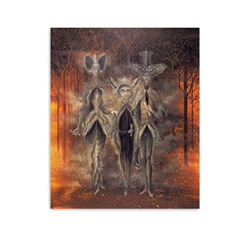 THREMA Surrealism Wall Art - Remedios Varo - Reproducción de pintura famosa en lienzo, póster e impresiones de aurora, lienzo para decoración del hogar, 30 x 40 cm, sin marco