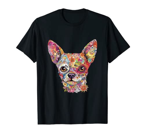 Chihuahua Collage obras de arte para los amantes de los perros Camiseta