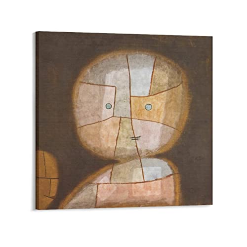 Póster abstracto expresionista de Paul Klee Bust A Child Art Wall Art Pintura Póster en lienzo Póster Obras de arte Decoración de habitación 30 x 30 cm
