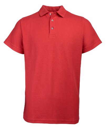 RTY Workwear - Polo Pique Grueso de mangar Corta para Hombre (Tallas Disponibles S hasta 10XL / Disponibles Tallas Extra Grandes (3XL) (Rojo)