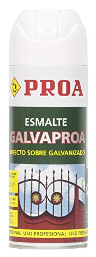 GALVAPROA SPRAY DIRECTO SOBRE GALVANIZADO. Verde inglés Ral 6009. 400 ML. Pintar galvanizado sin necesidad de imprimación.