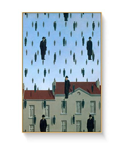 JCYMC Rompecabezas 1000 Piezas Rene Magritte Surrealismo Reproducción De Obras De Arte Carteles De Madera Juguetes para Adultos Juego De Descompresión Jq404Mk