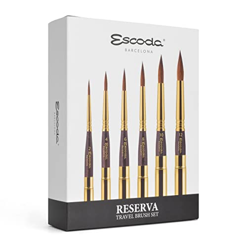 Escoda 1240 Reserva Travel Brush Set Of 6