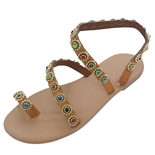 Bkebge Sandalias Goma Zapatos femeninos Sandalias Flat Summer Women's Sandalias Sandalias Femeninas de Verano Sandalias Femeninas Sandalias Planas De Online