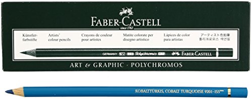 Faber-Castell LÁPIZ DE COLOR POLYCHROMOS TURQUESA DE COBALTO -6U-
