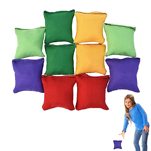 5 Uds Bean Bag Toss Juegos para niños - Circo Malabarismos Team Play Juguetes | Niños lanzar sacos de arena sacos de asiento para lanzar sacos de arena cuadrados lanzar sacos de arena juguetes Dalian