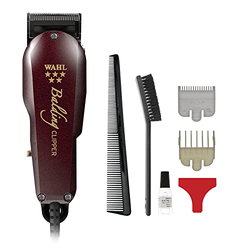 Wahl Balding Clipper 5 Star - Cortapelos, color rojo