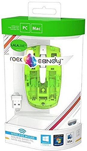 PDP - Ratón Wireless Rock Candy, Color Verde Lima (PC, Mac)