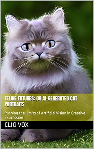 Feline Futures: 89 AI-Generated Cat Portraits: Pushing the Limits of Artificial Vision in Creative Expression (Artificial Visions: Exploring the Creative Potential of AI Book 5) (English Edition)