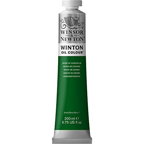 Winsor & Newton Winton - Tubo De Pintura Al Óleo, 200 ml, Oxido de Cromo