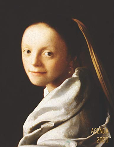 Johannes Vermeer Agenda Diaria 2020: Retrato de una Mujer Joven | Planificador Enero a Diciembre 2020 | 52 Semanas Enero a Diciembre 2020 | Pintor Neerlandés (Agenda 2020 Semana Vista)