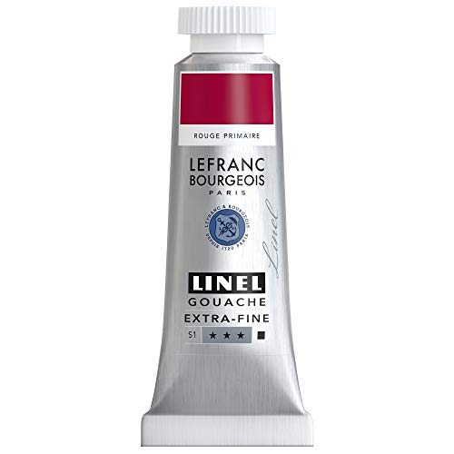 Lefranc Bourgeois Linel - Escoba extra-Fine (14 ml), color rojo primario serie 1 301178