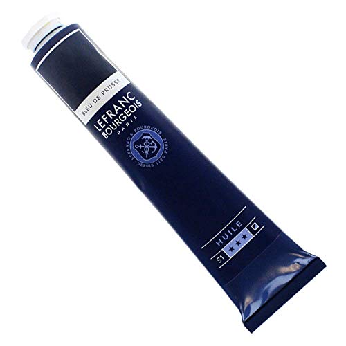 Lefranc & Bourgeois Fine Oil Pintura al Óleo, Azul (Prussian Blue), 150 ml