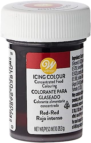 Wilton Colorante Alimenticio para Glaseado en Pasta, 28.3g, Color Rojo Rojo, 04-0-0036