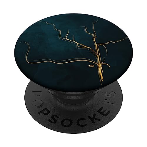 Kintsugi Oscuro PopSockets PopGrip Intercambiable