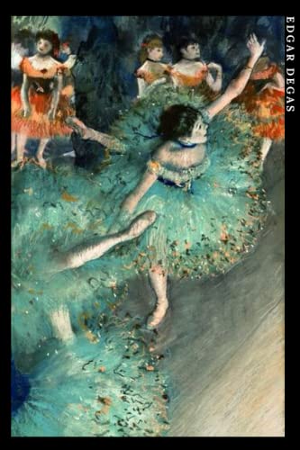 Edgar Degas: Bailarina en verde. Cuaderno de notas. Design artístico y elegante.