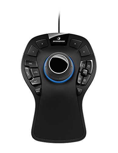 3Dconnexion SpaceMouse Pro 3DX-700040 Professional 3D Mouse, Negro
