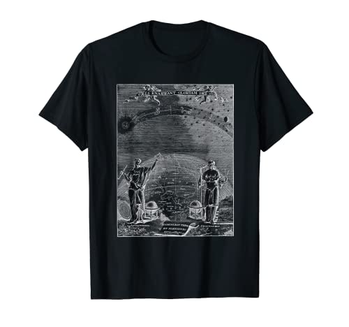 Litografía de astrología de astronomía vintage, magia Camiseta